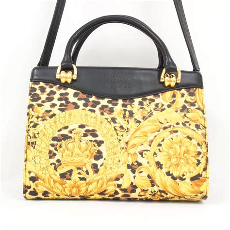 vintage versace bags ebay|gianni versace leather bag.